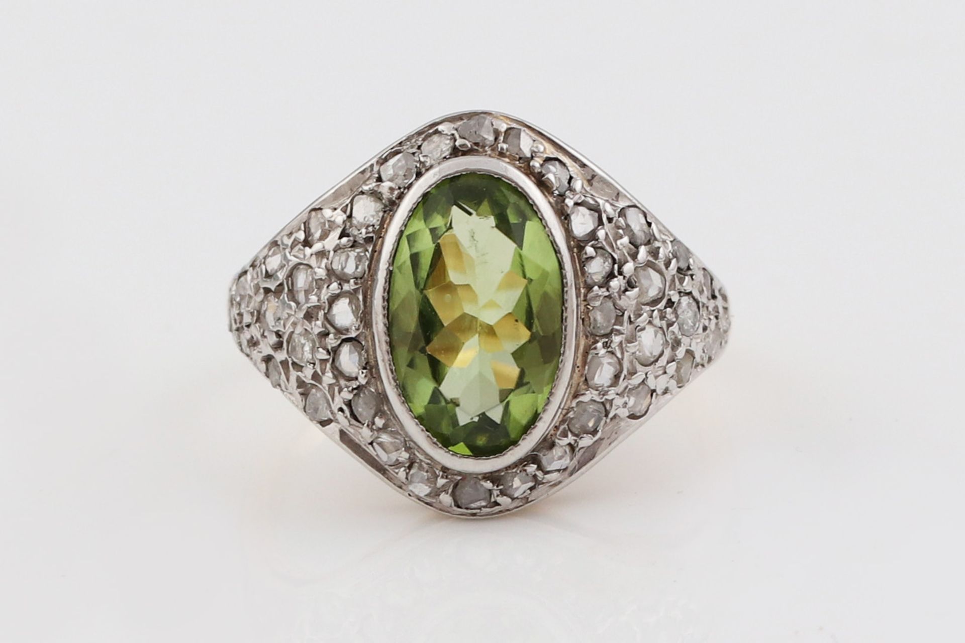 Peridot-Ring Art Deco - Bild 3 aus 5