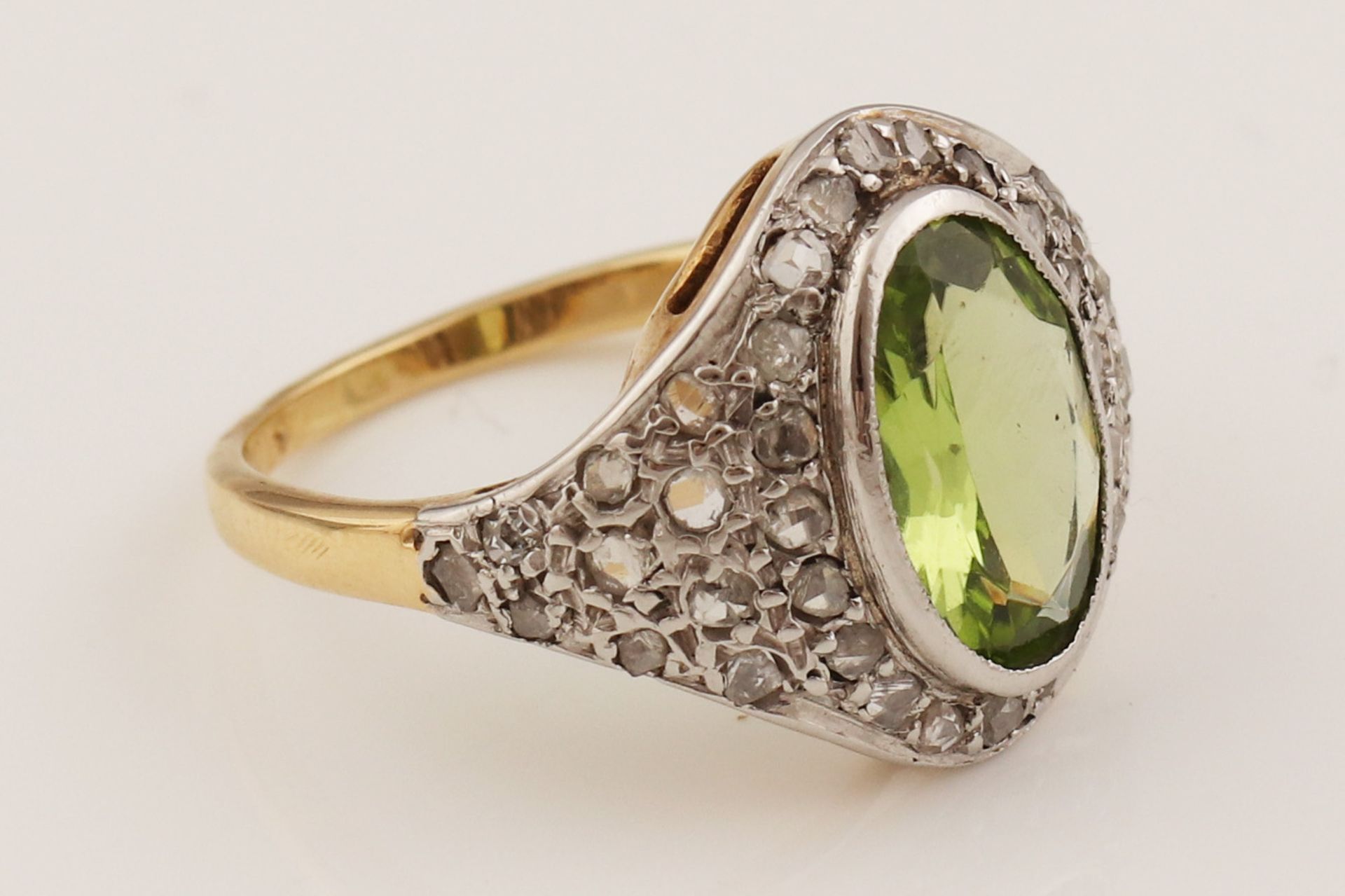 Peridot-Ring Art Deco - Bild 2 aus 5