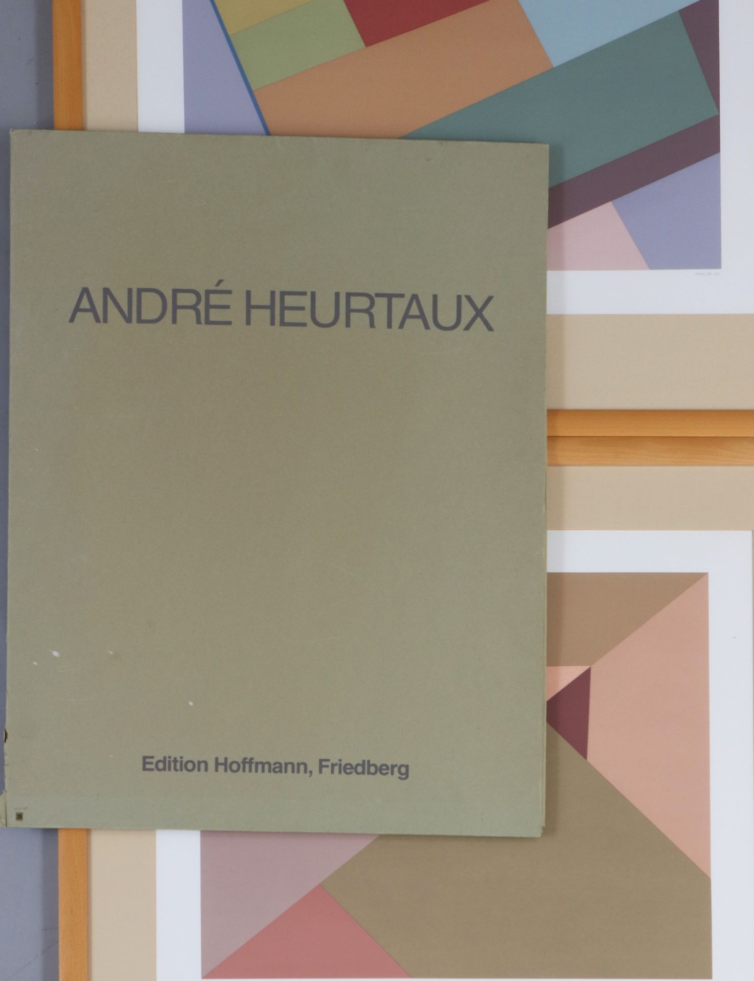 ANDRÉ HEURTAUX (1898 Paris - 1983) Mappe ¨Fünf Entwürfe von 1948-1965¨ - Bild 2 aus 4