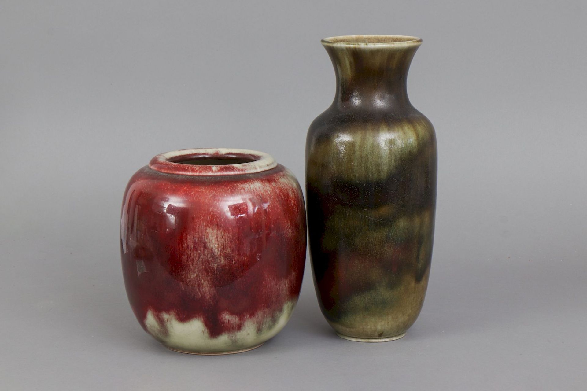 2 WMF Keramikvasen der 1930er Jahre