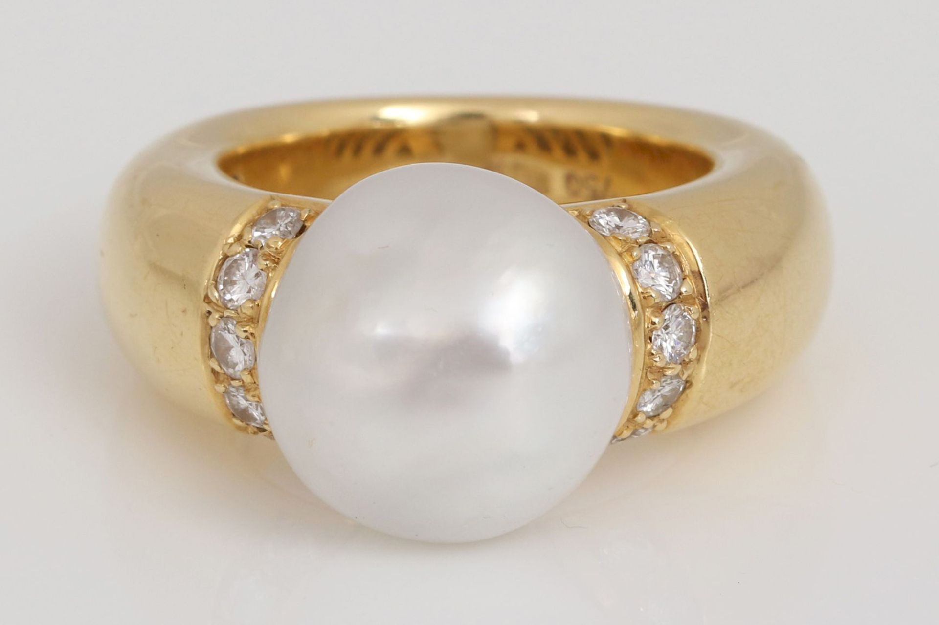 WEMPE Ring mit großer Biwa-Perle - Bild 2 aus 4