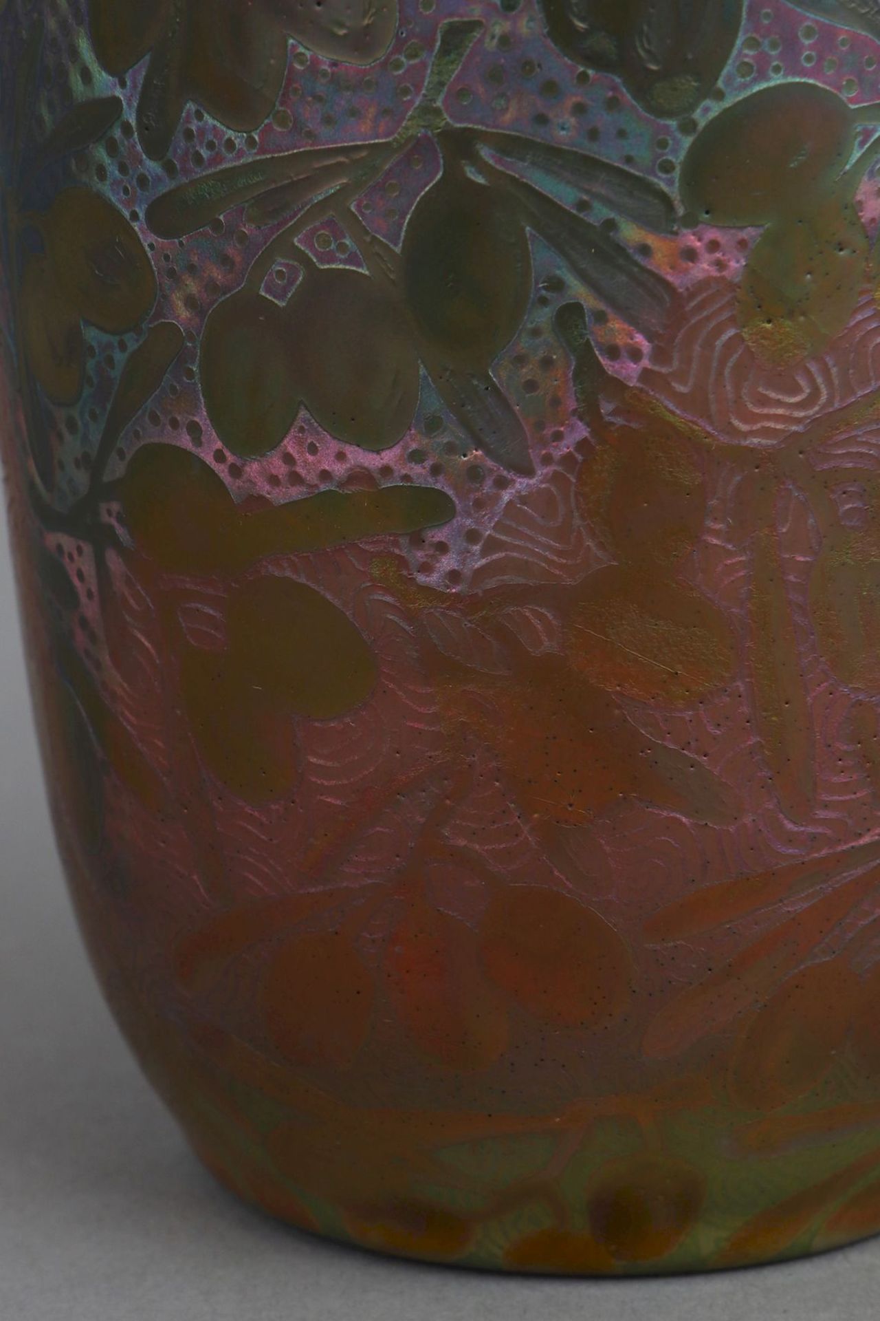 CLEMENT MASSIER (1844-1917) Jugendstil Keramik Vase  - Bild 3 aus 3