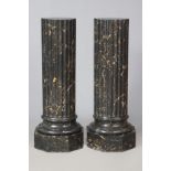 Paar dekorative Säulen