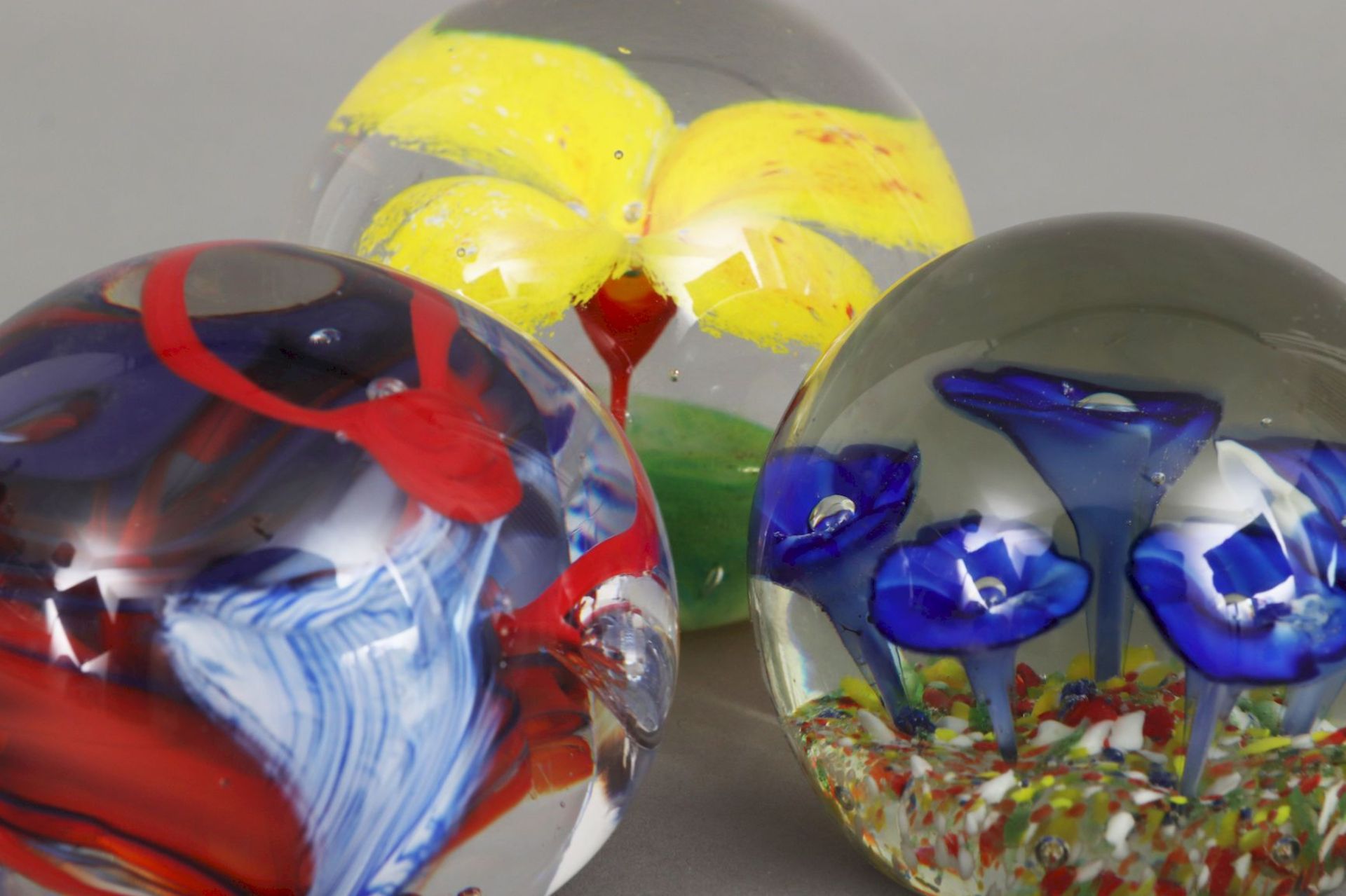 4 Glas-Paperweights - Image 2 of 2