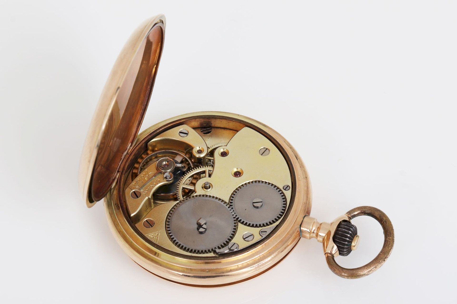 Goldene Savonette-Taschenuhr der Jahrhundertwende - Bild 2 aus 5