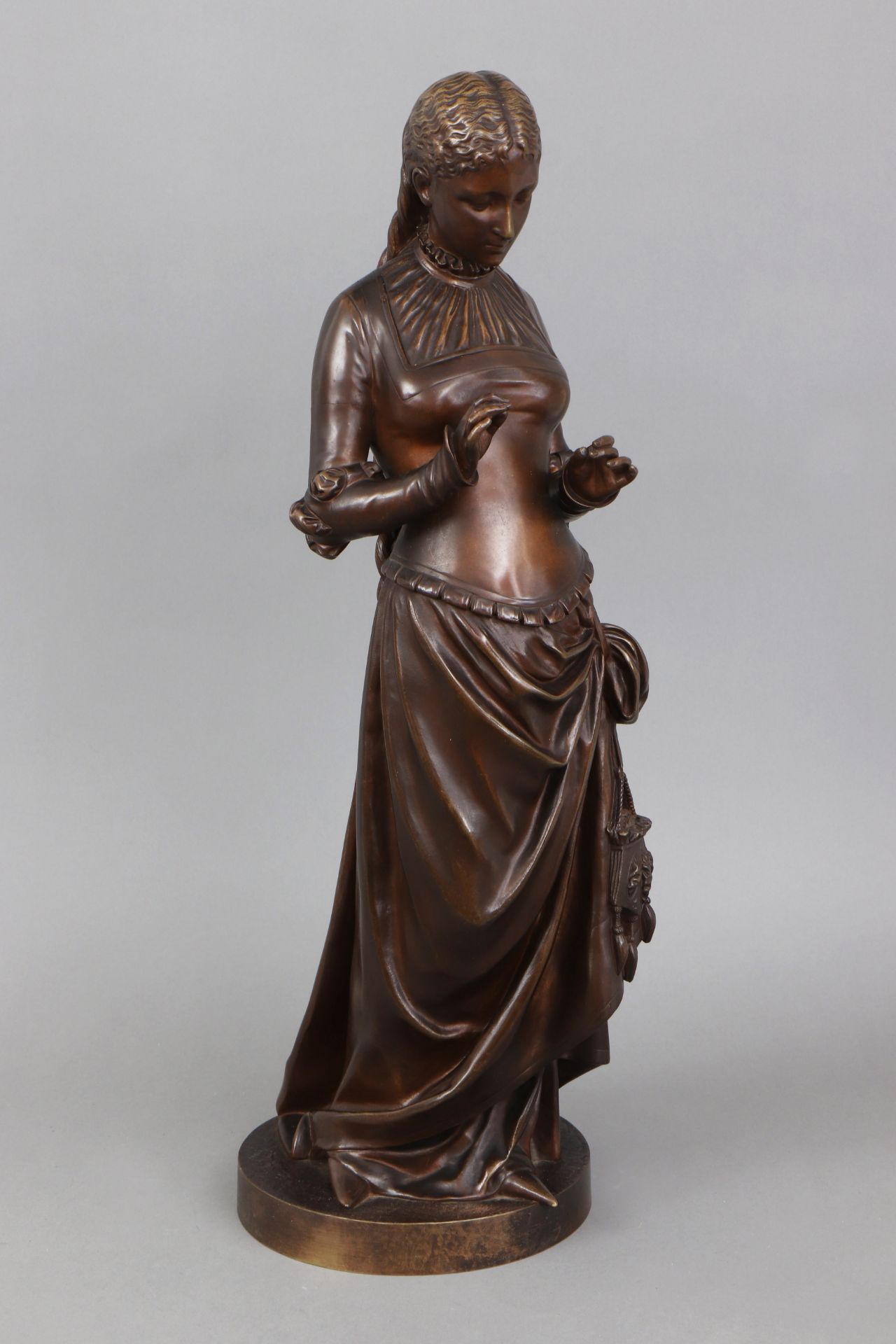 PIERRE MARIE FRANCOIS OGÉ (1849-1913) Bronzefigur ¨Marguerite¨