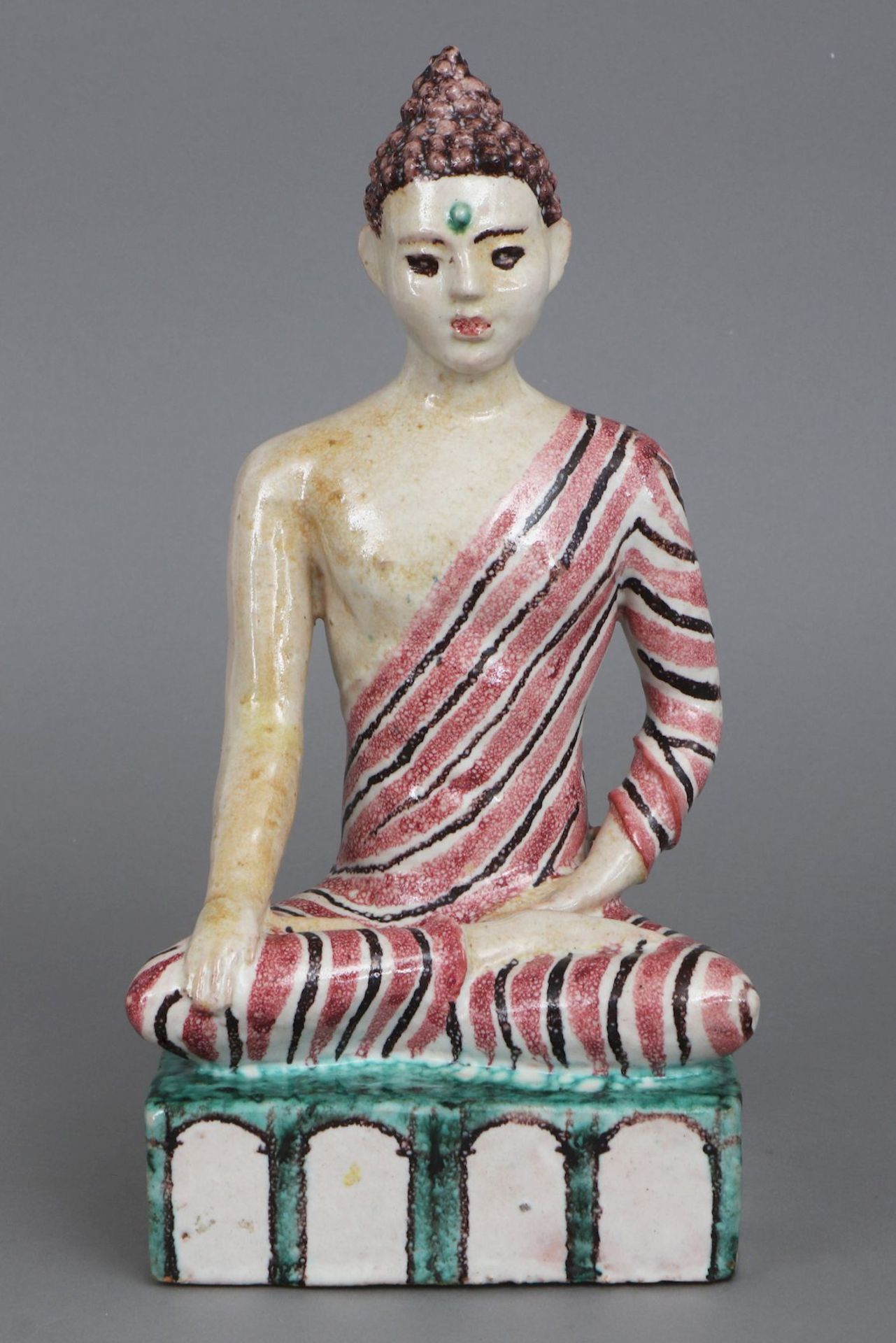 Italienische Keramikfigur ¨Buddha¨