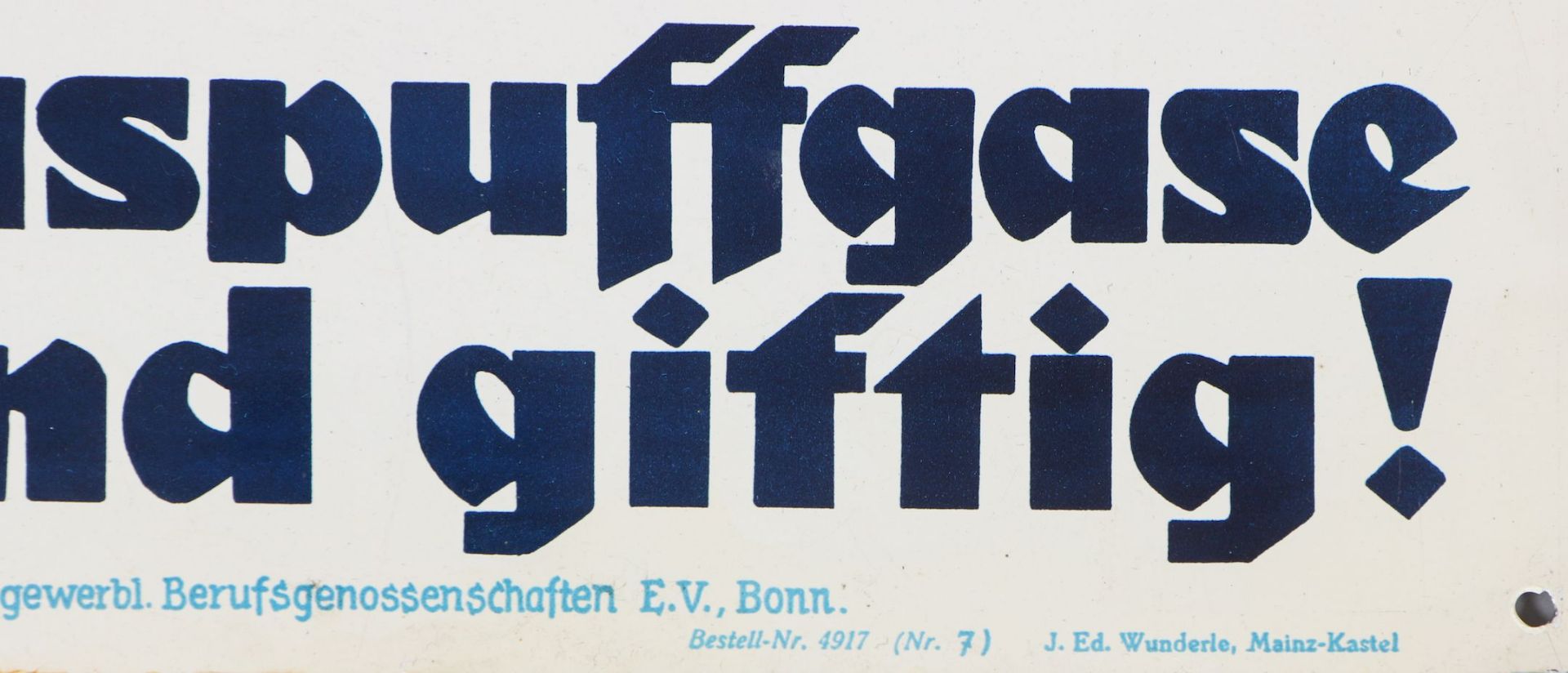 Blechschild der 1940/50er Jahre - Bild 2 aus 3