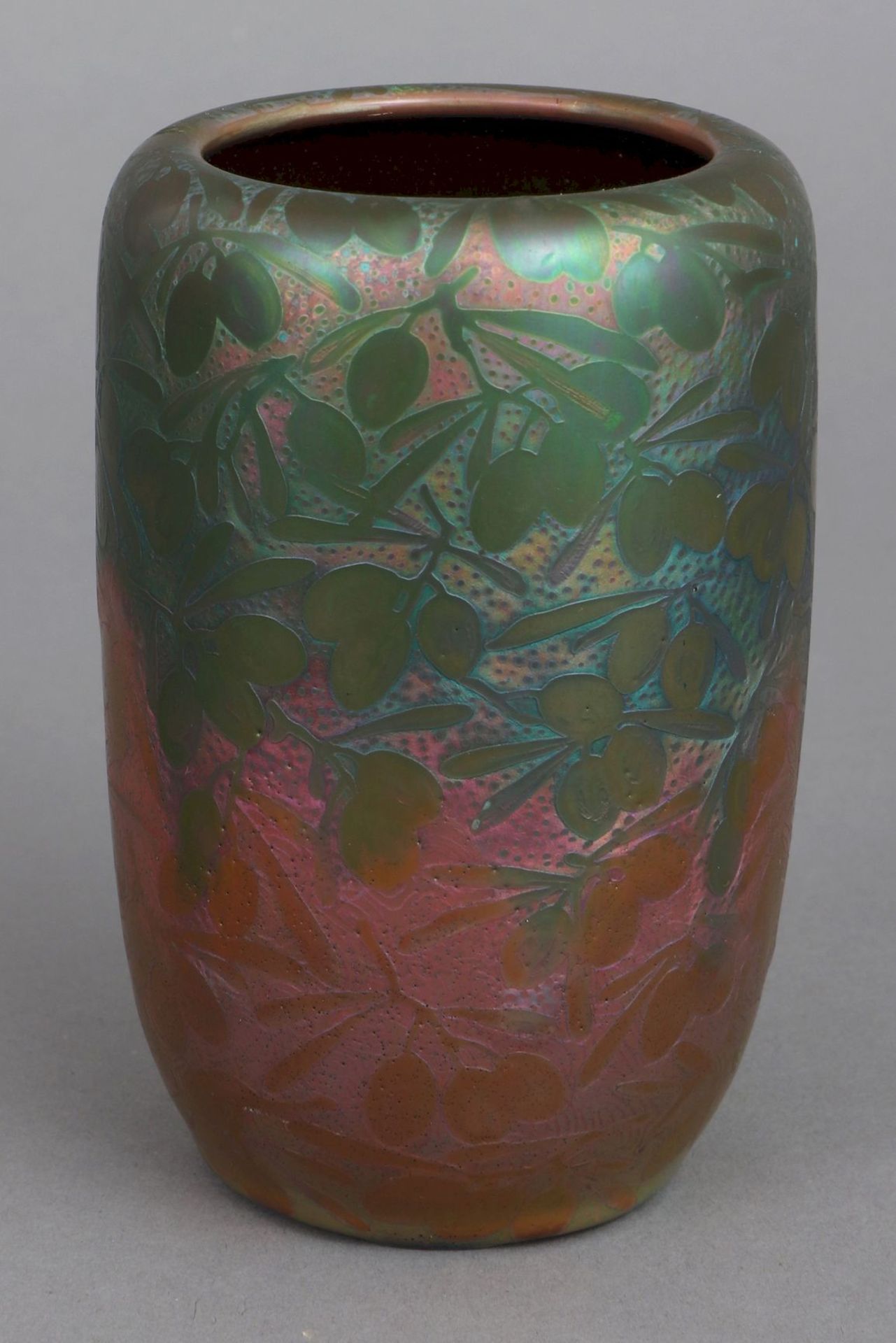 CLEMENT MASSIER (1844-1917) Jugendstil Keramik Vase 