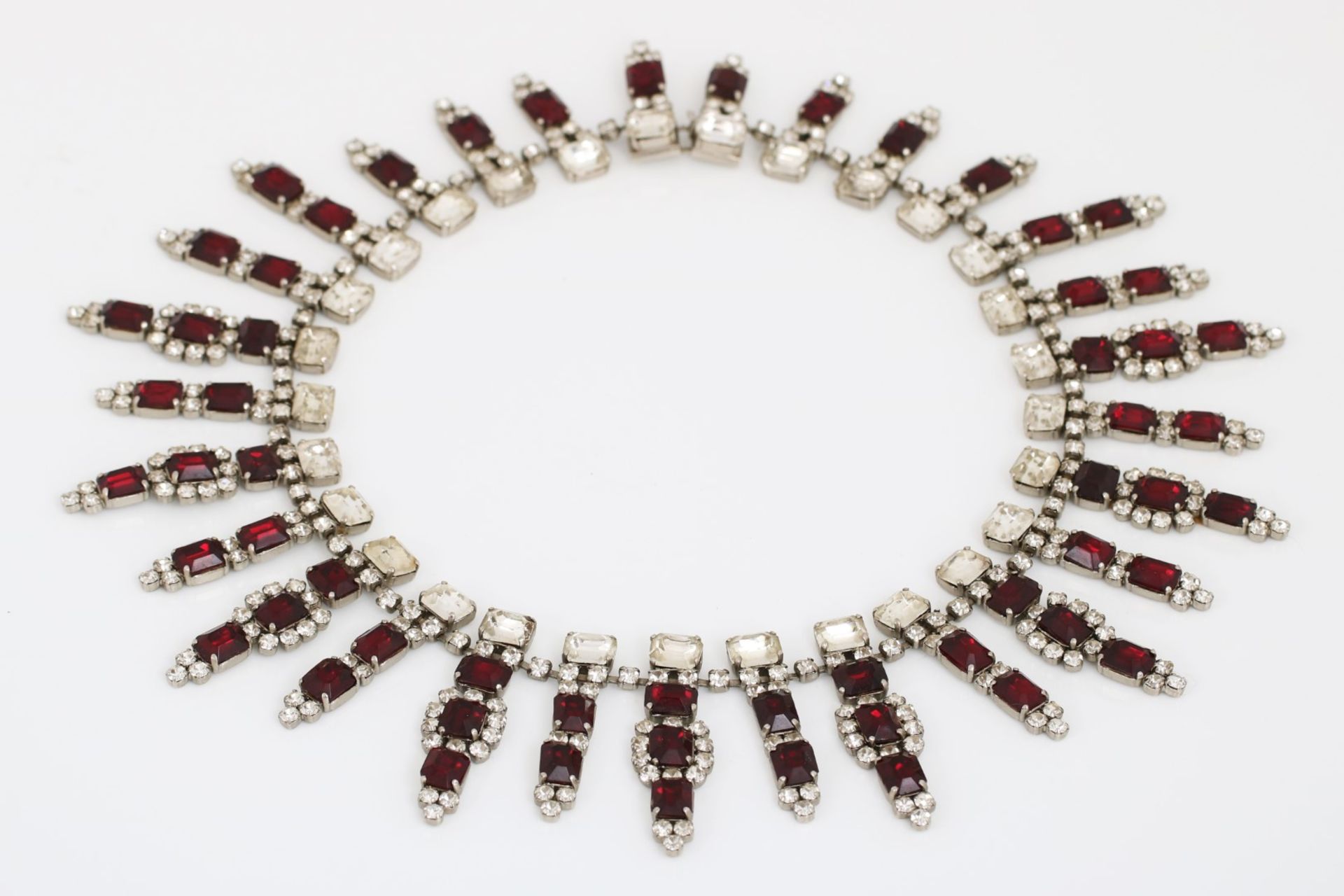 Modeschmuck Collier wohl Neu-Gablonz, um 1950-60