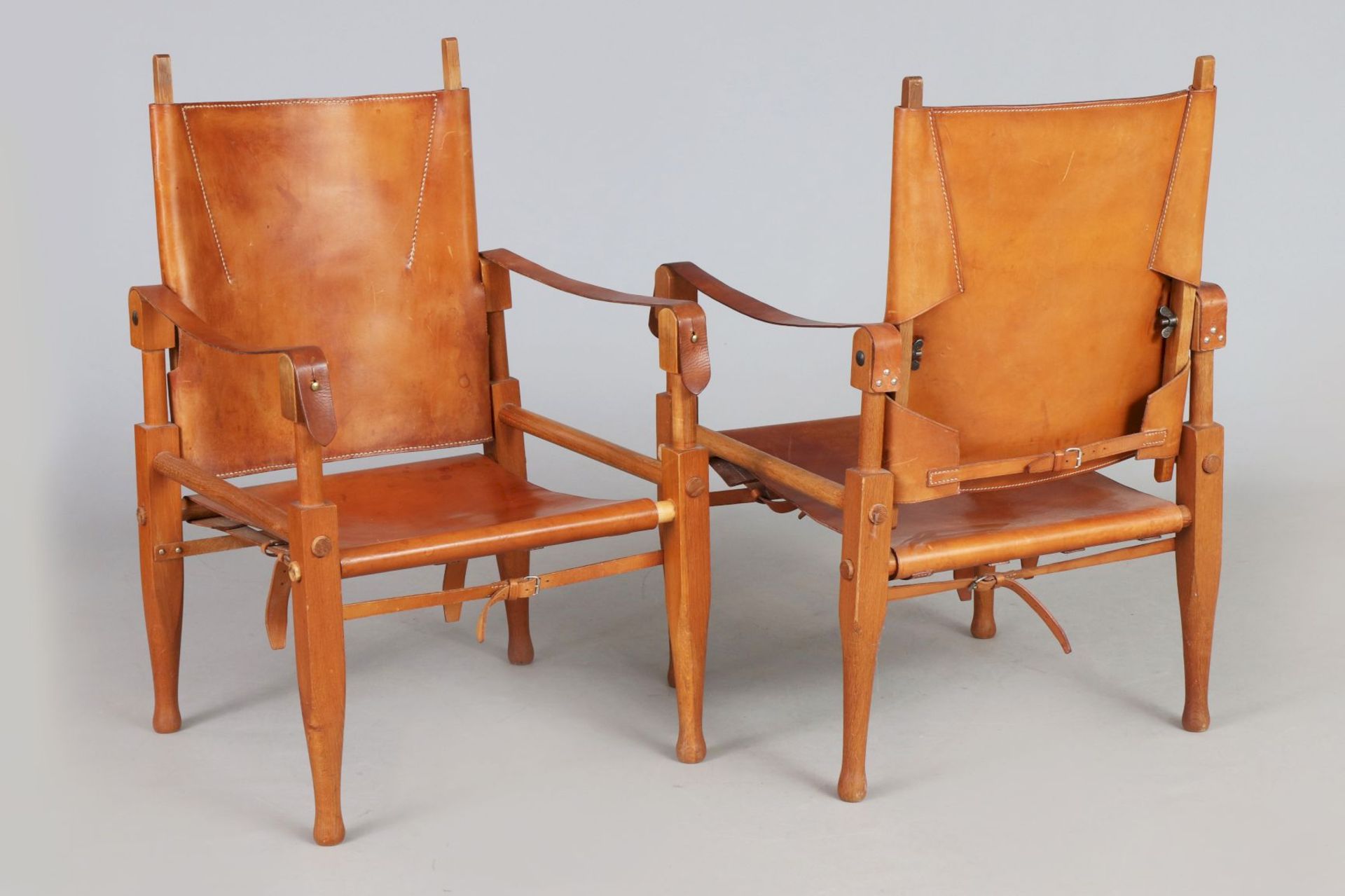 Paar WILHELM KIENZLE ¨Safari-chairs¨ - Image 2 of 6