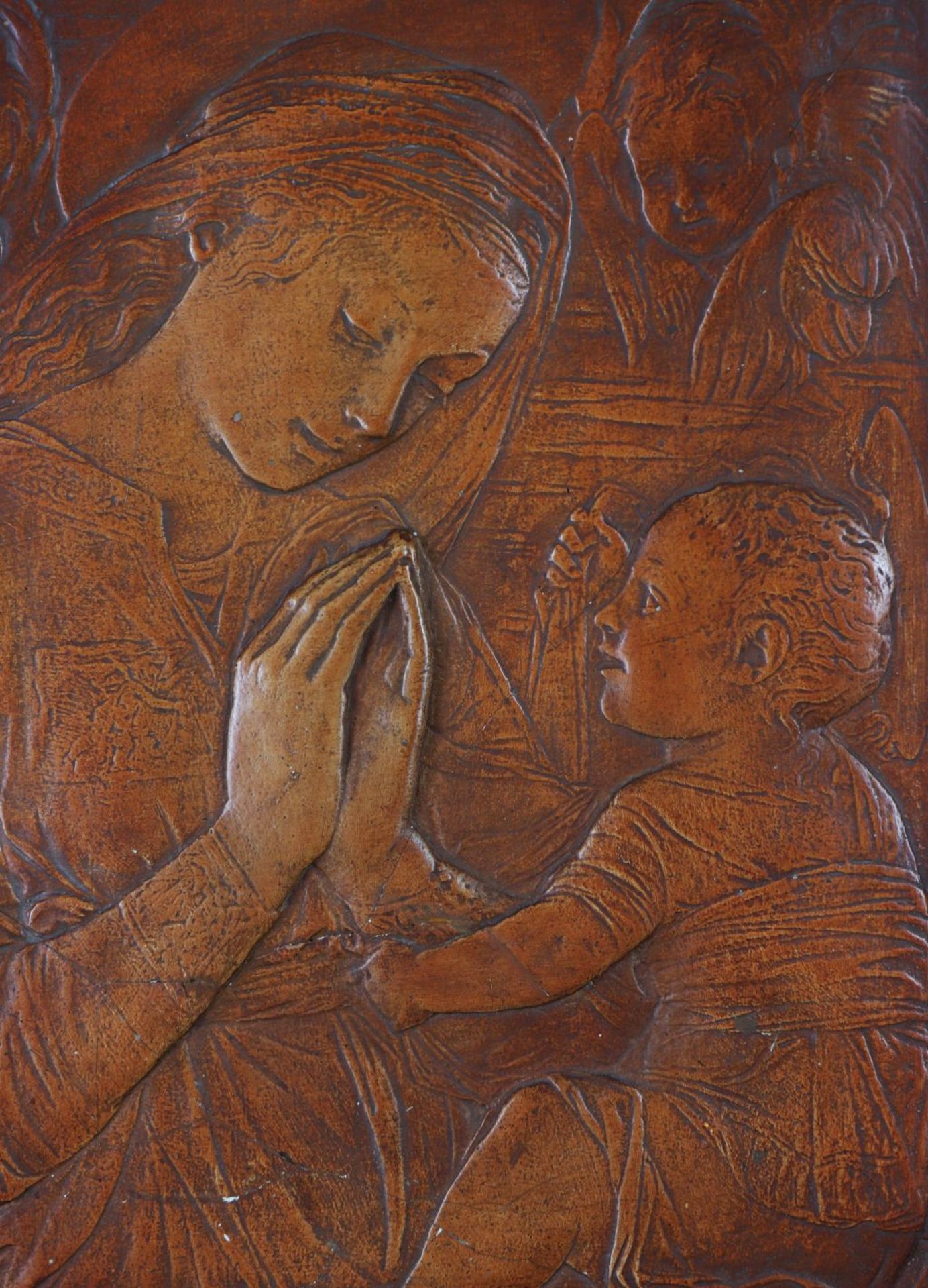Stucco-Relief im Stile der Renaissance ¨Anbetung des Kindes¨ - Image 2 of 3