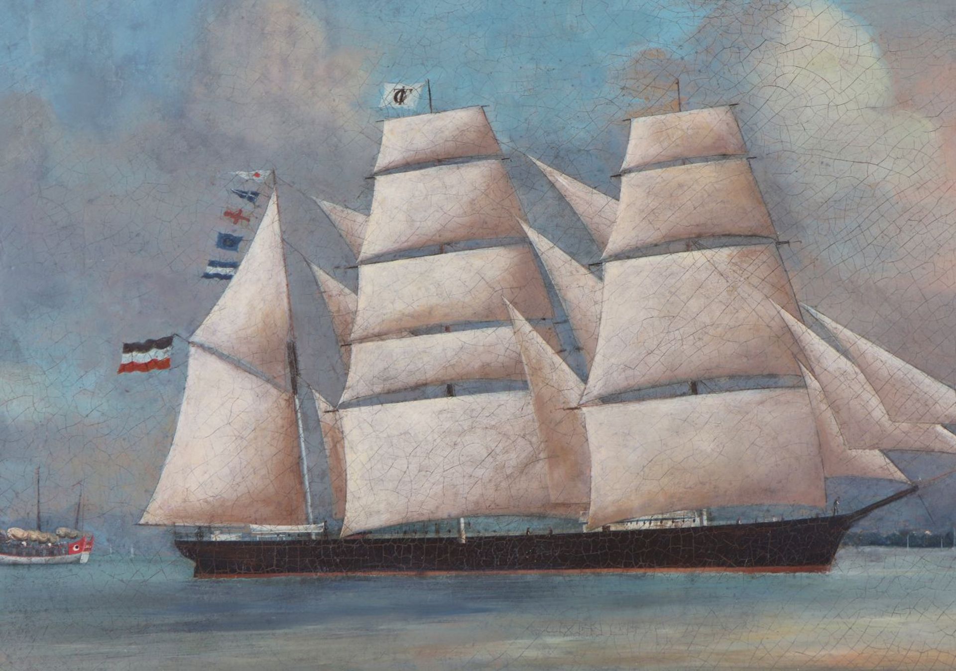 Kapitänsbild des Segelschiffs ¨Gustav Adolph¨ - Image 3 of 3