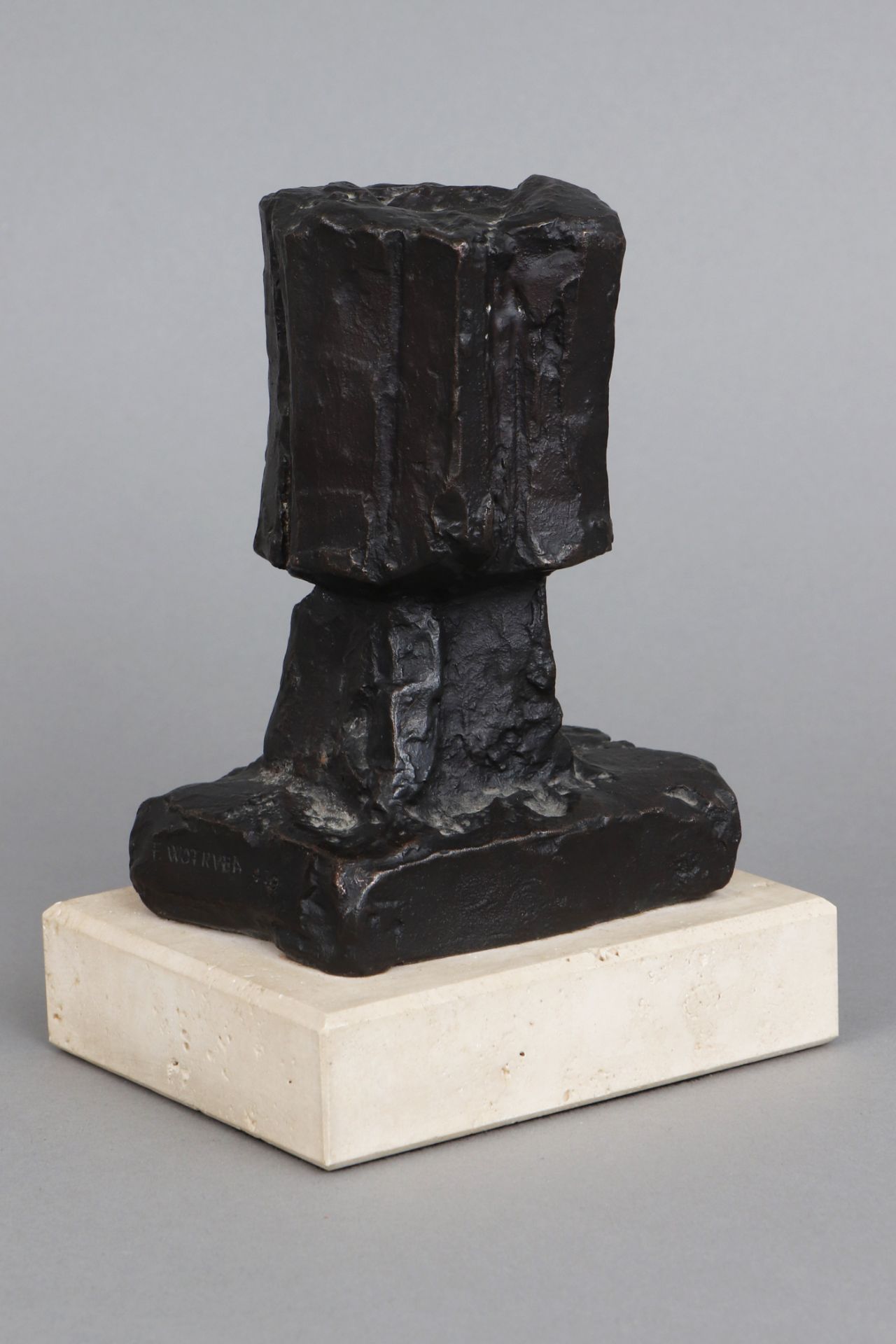 Fritz WOTRUBA (1907-1975), Bronzefigur ¨Kopf¨