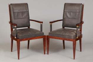 Paar Armlehnstühle im Stile des Art Deco