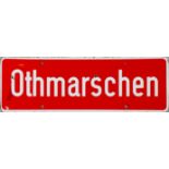 Emaille-Ortstafel ¨Othmarschen¨