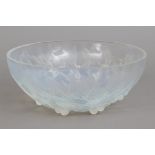 RENÉ LALIQUE (1860-1945) Glasschale ¨Misteln¨