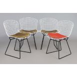 HARRY BERTOIA (1915-1978), 4 Wire Chairs