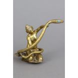 Kleinbronze des Jugendstil ¨Schlangenbeschwörerin¨