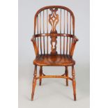 Englischer ¨Farmers Chair¨ (high-back) mit Armlehnen im Stile des 19. Jahrhunderts