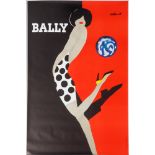 BERNARD VILLEMOT Plakat ¨Bally¨ (1989)