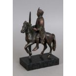 Bronzefigur ¨Karl der Große zu Pferde¨