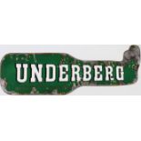 Emaille Werbeschild ¨Underberg¨ (Kräuterlikör)