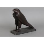 Bronzefigur eines ägyptischen Horus-Falken