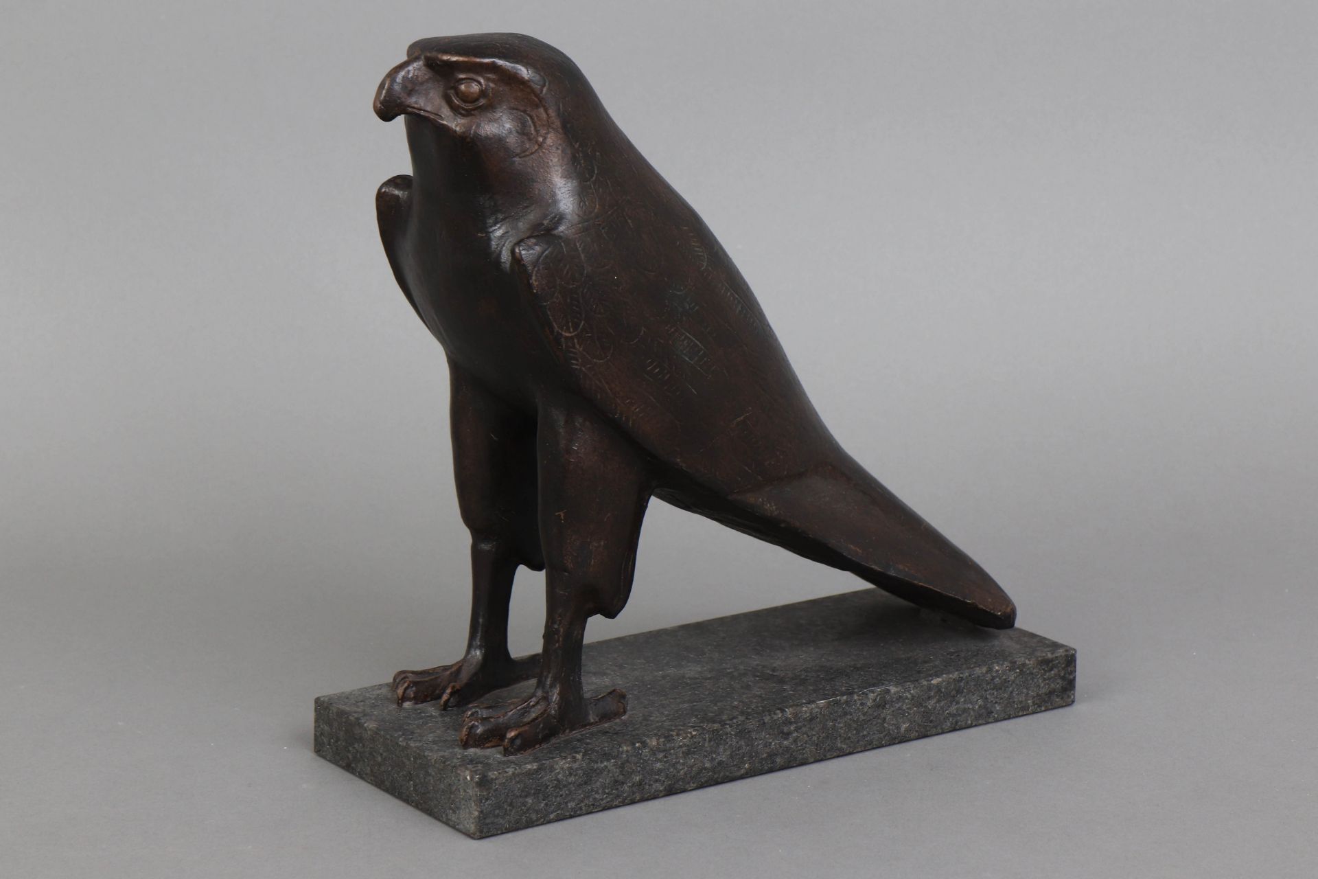 Bronzefigur eines ägyptischen Horus-Falken