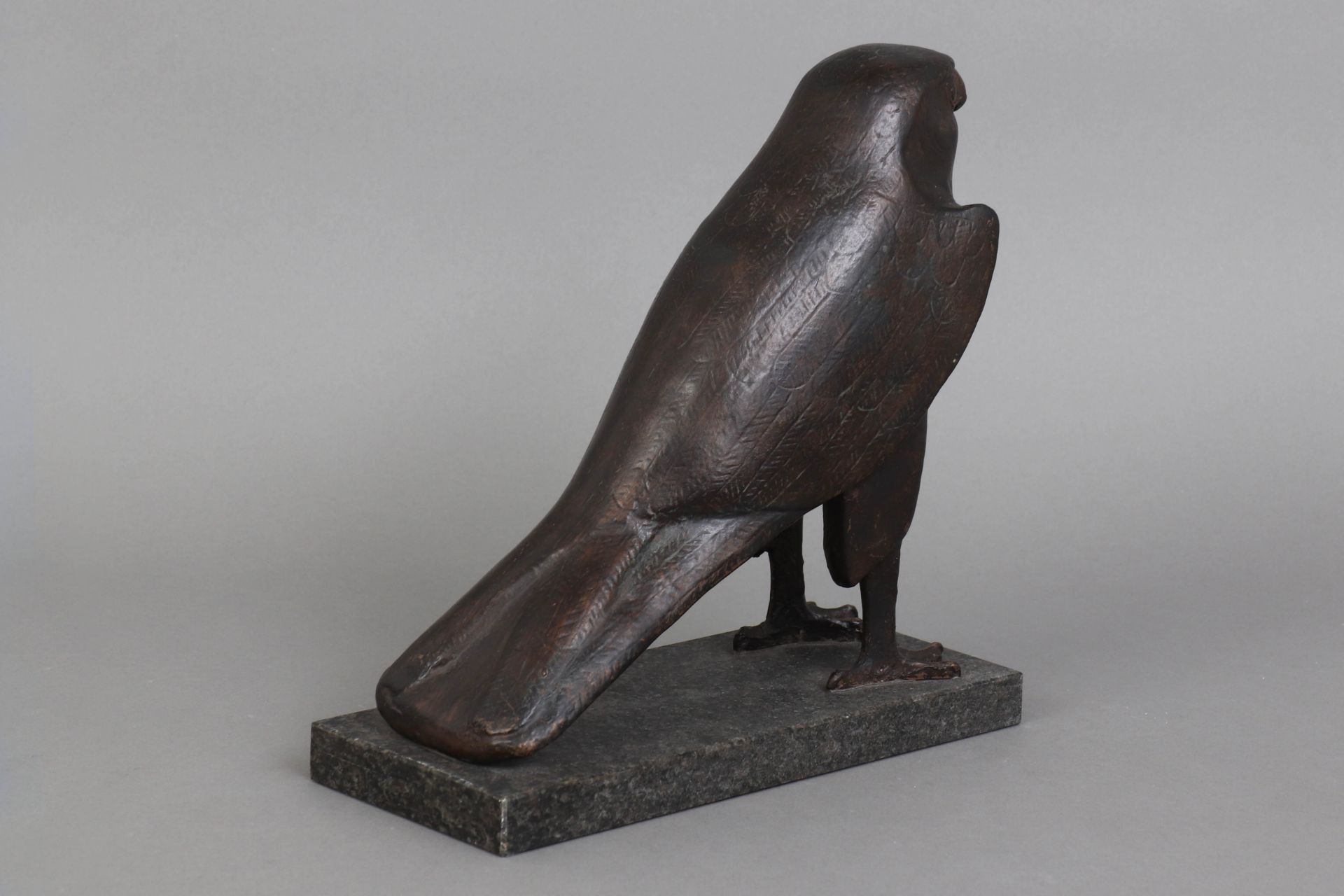 Bronzefigur eines ägyptischen Horus-Falken - Image 3 of 3