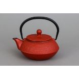 Japanische Eisen-Teekanne (Kyusu)