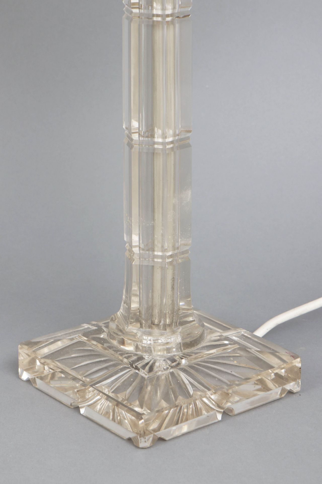 Mid-century Kristall-Tischlampe - Image 2 of 2