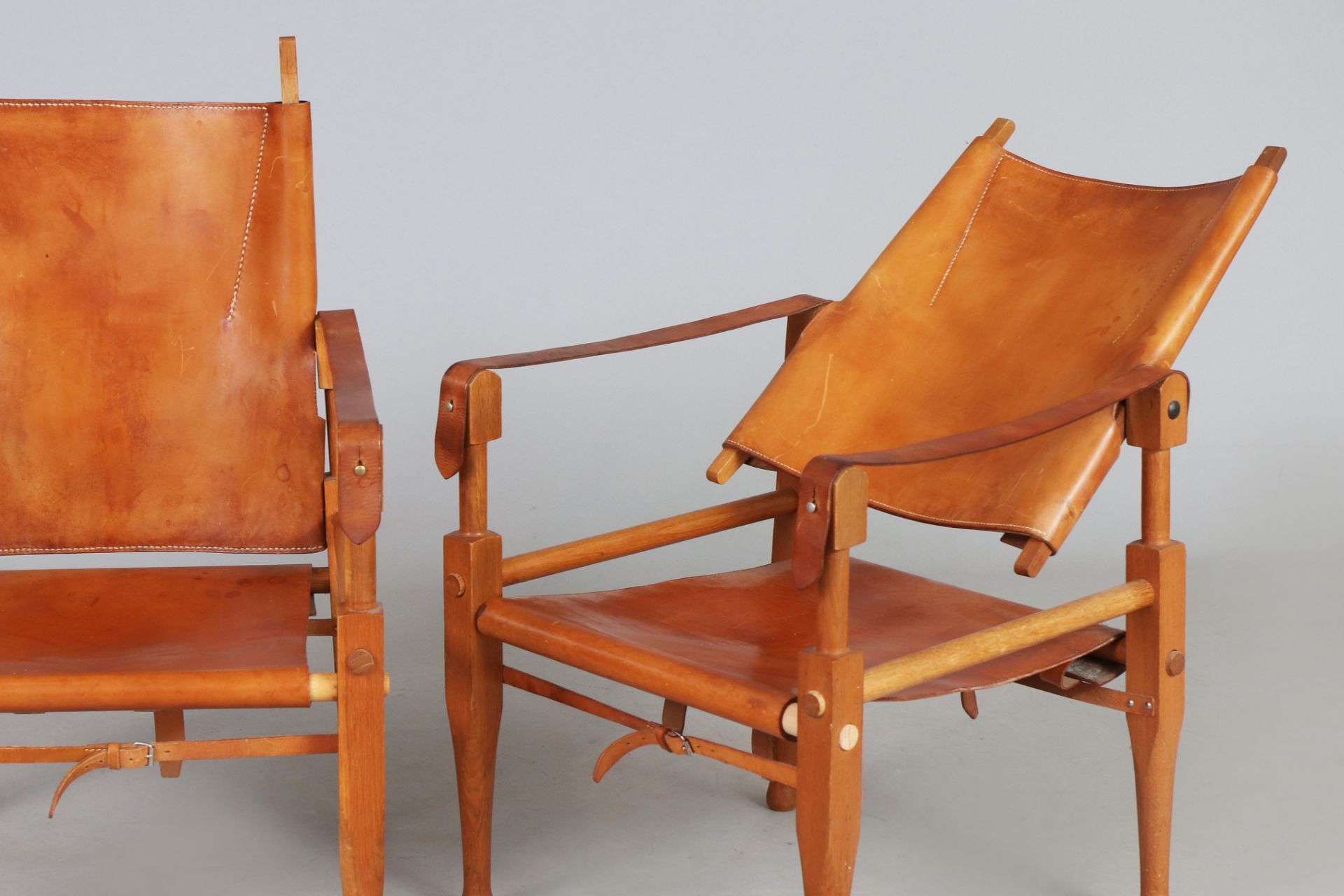Paar WILHELM KIENZLE ¨Safari-chairs¨ - Image 3 of 6