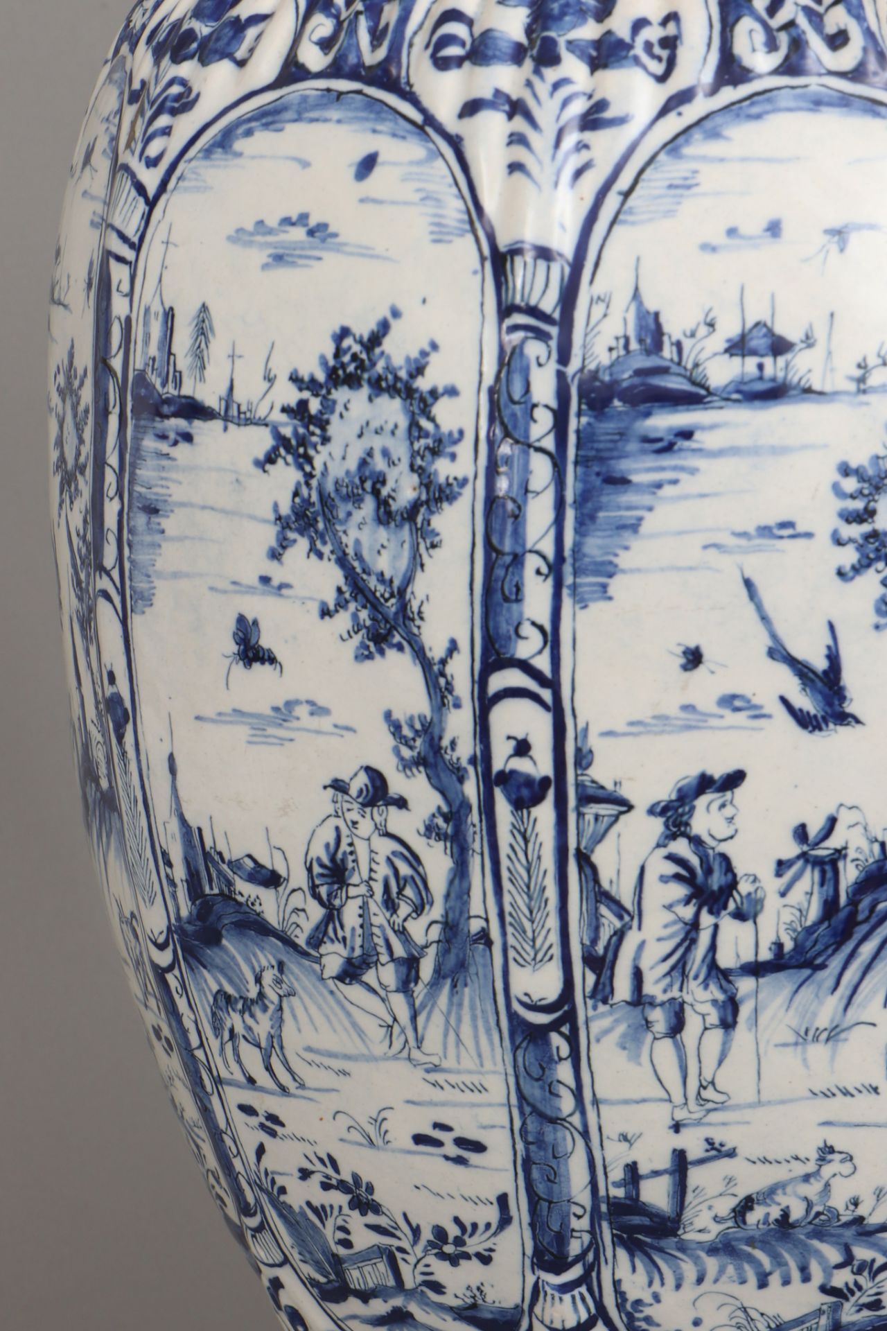 DELFT Fayence-Vase - Bild 2 aus 5