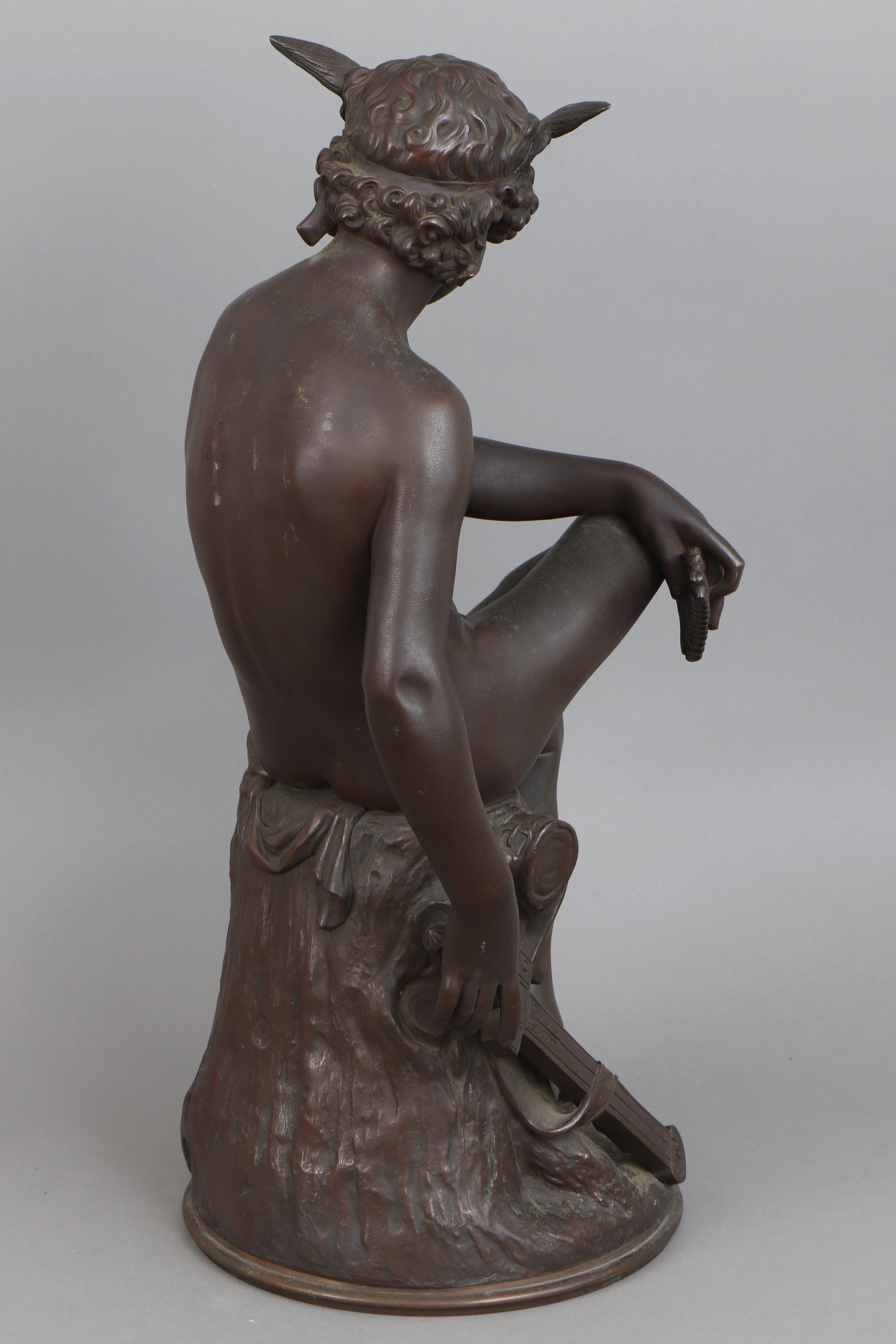 Pierre Marius MONTAGNE (1828-1879) Bronzefigur ¨Merkur¨ - Image 3 of 6
