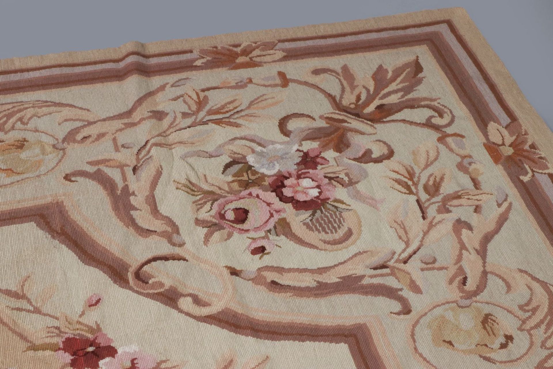 Webteppich im Stile Aubusson - Image 3 of 3