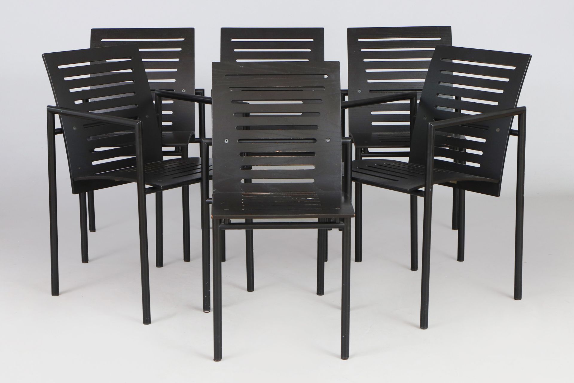 6 Stühle nach Entwurf Thomas Albrecht für ATOLL