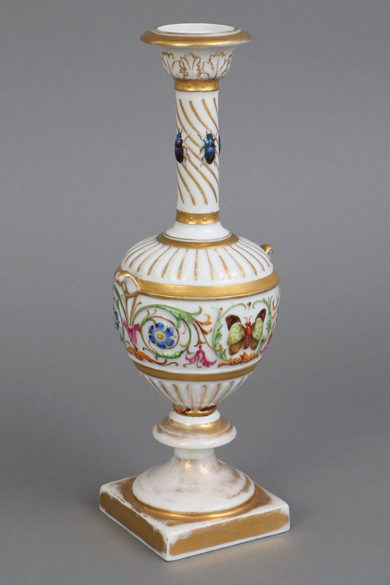 Porzellanvase des Biedermeier