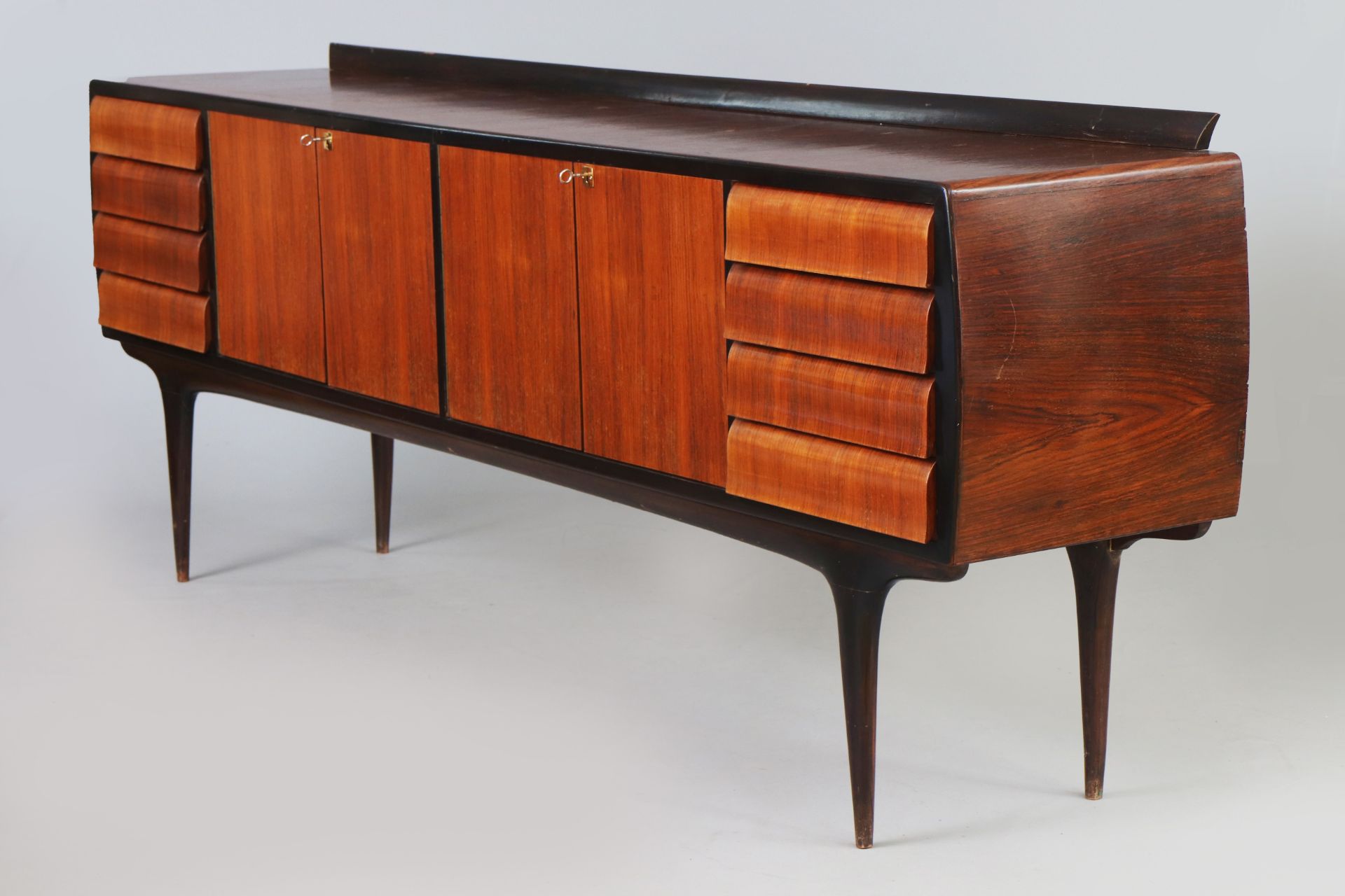 wohl Vittorio DASSI (1893-?) oder Umfeld, Sideboard der 1960er Jahre