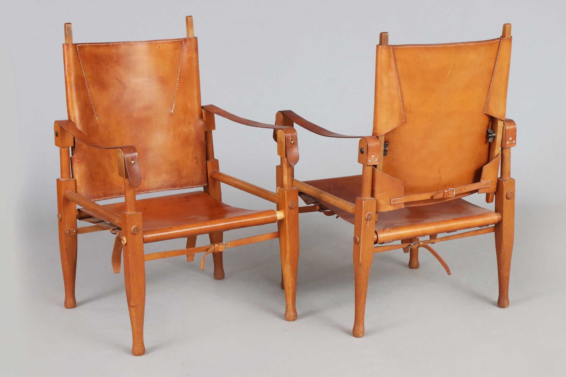Paar WILHELM KIENZLE ¨Safari-chairs¨ - Image 2 of 6