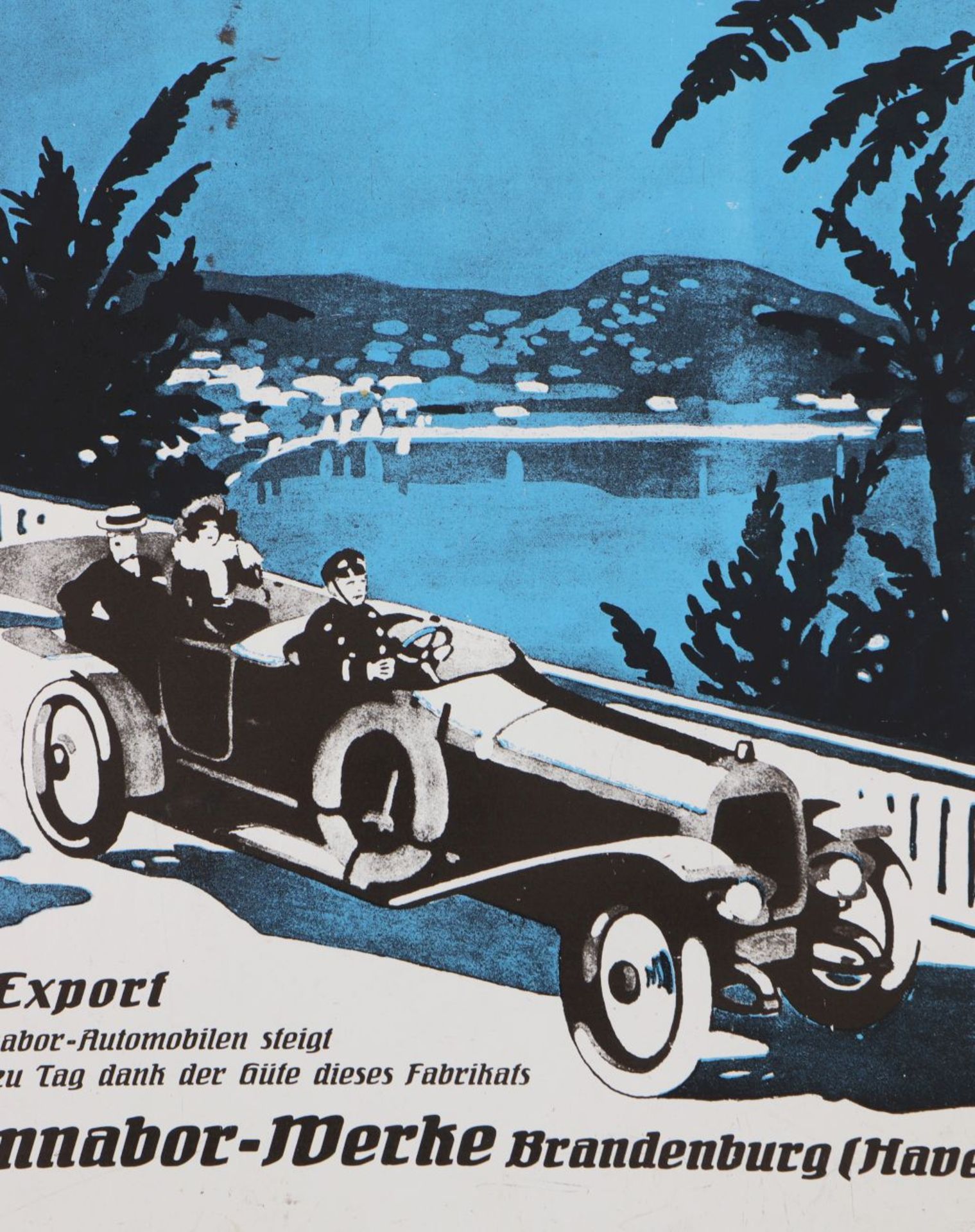 Emaille Werbeschild ¨Brennabor Automobile¨ - Image 3 of 3
