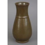 Chinesische Keramikvase mit ¨tea dust¨-Glasur