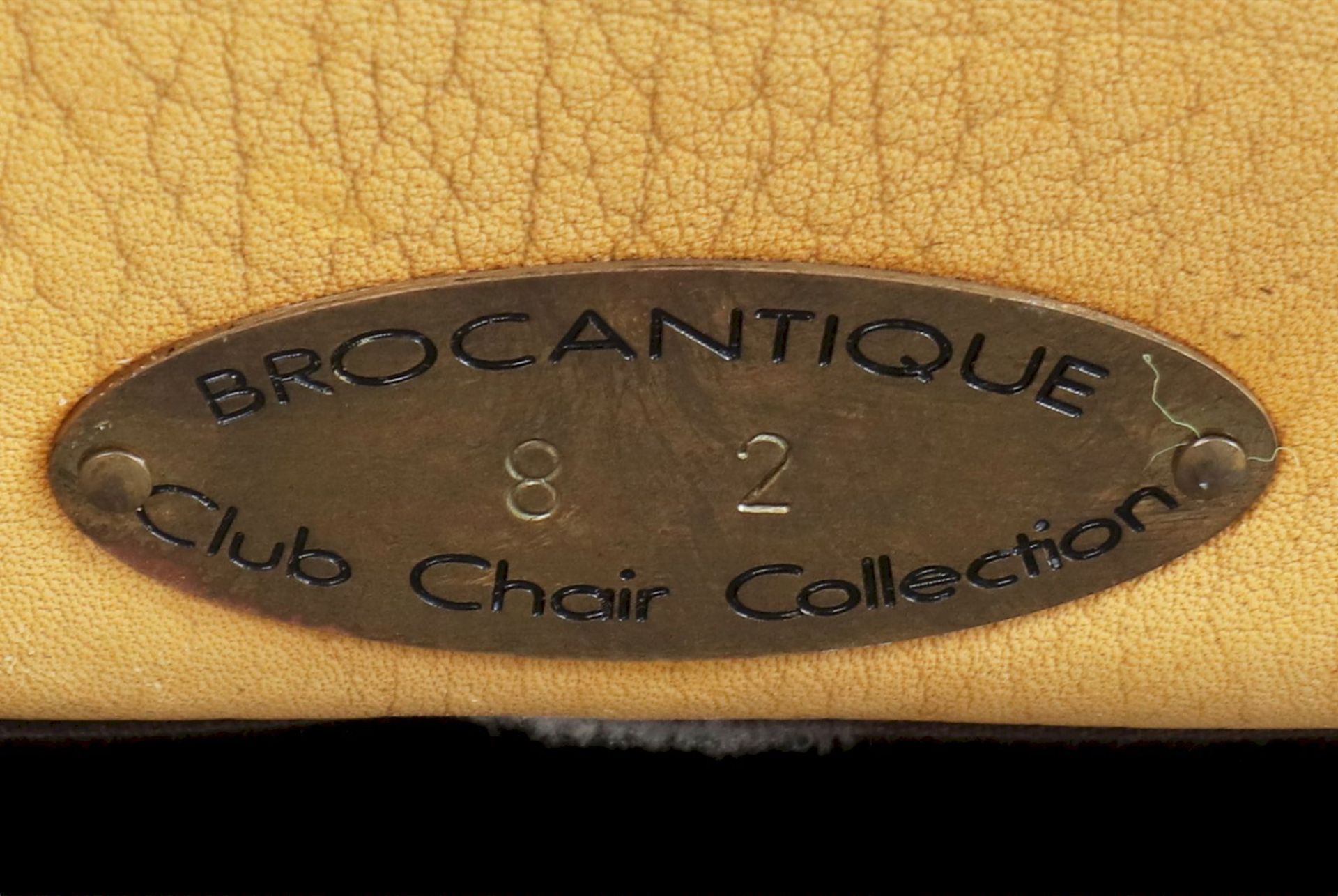 BROCANTIQUE Club-/Armlehnsessel im Stile des Art Deco mit Fußhocker/Ottomane - Image 4 of 4