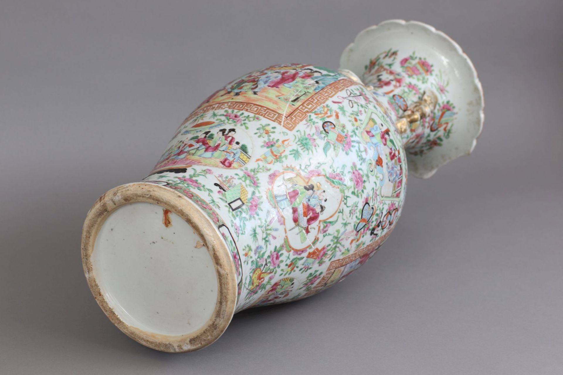 Chinesische Porzellanvase der Qing Dynastie - Image 3 of 6