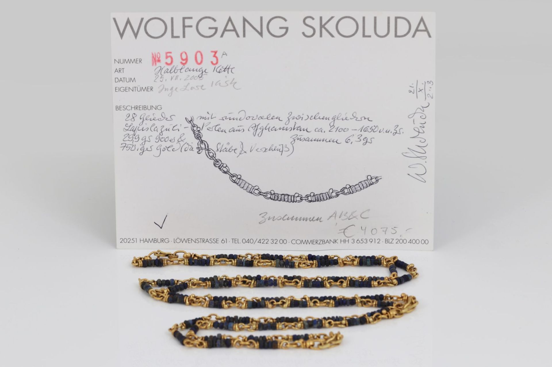 Wolfgang SKOLUDA (1935 Hamburg) Kette - Bild 4 aus 4