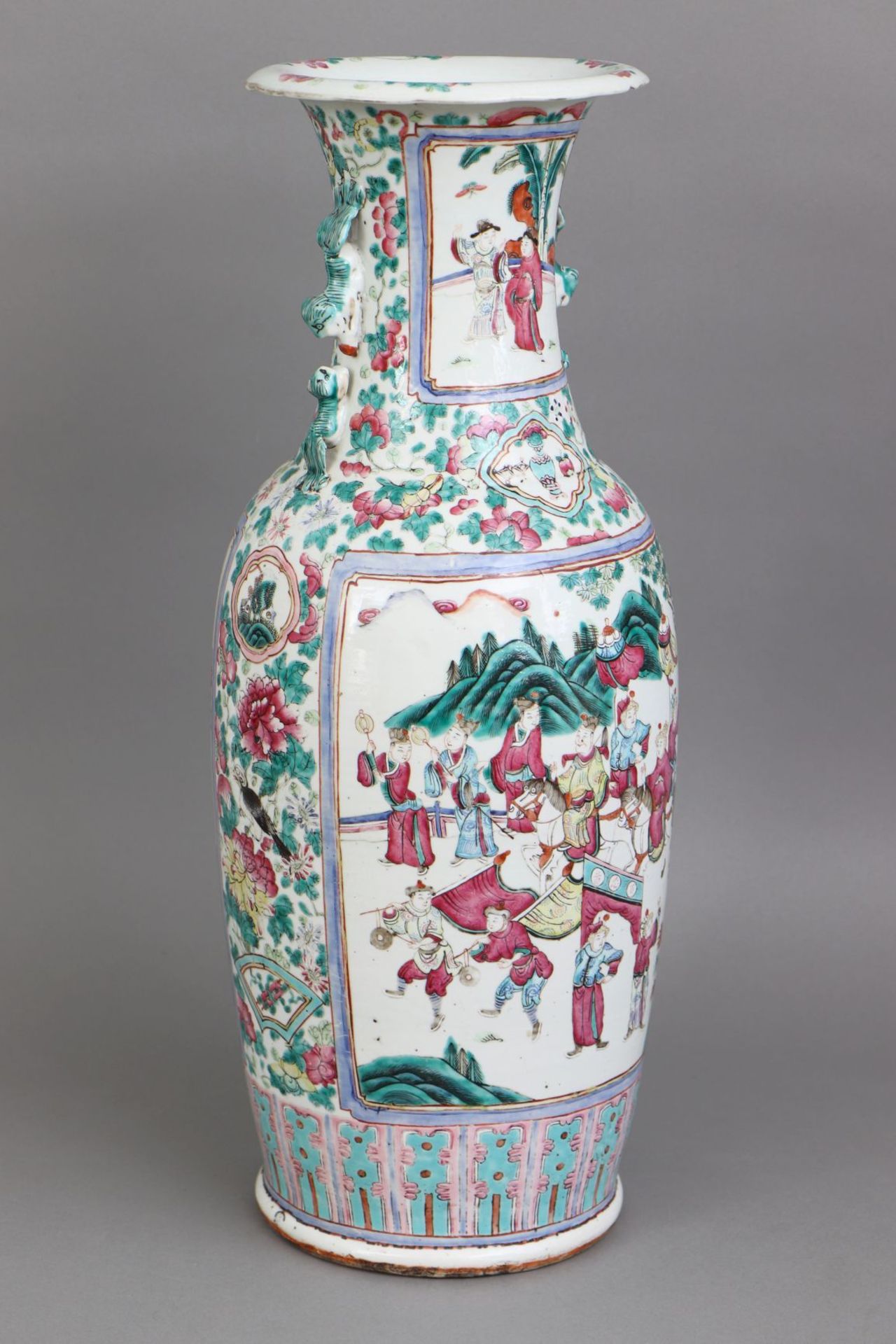 Chinesische Porzellanvase der Qing Dynastie