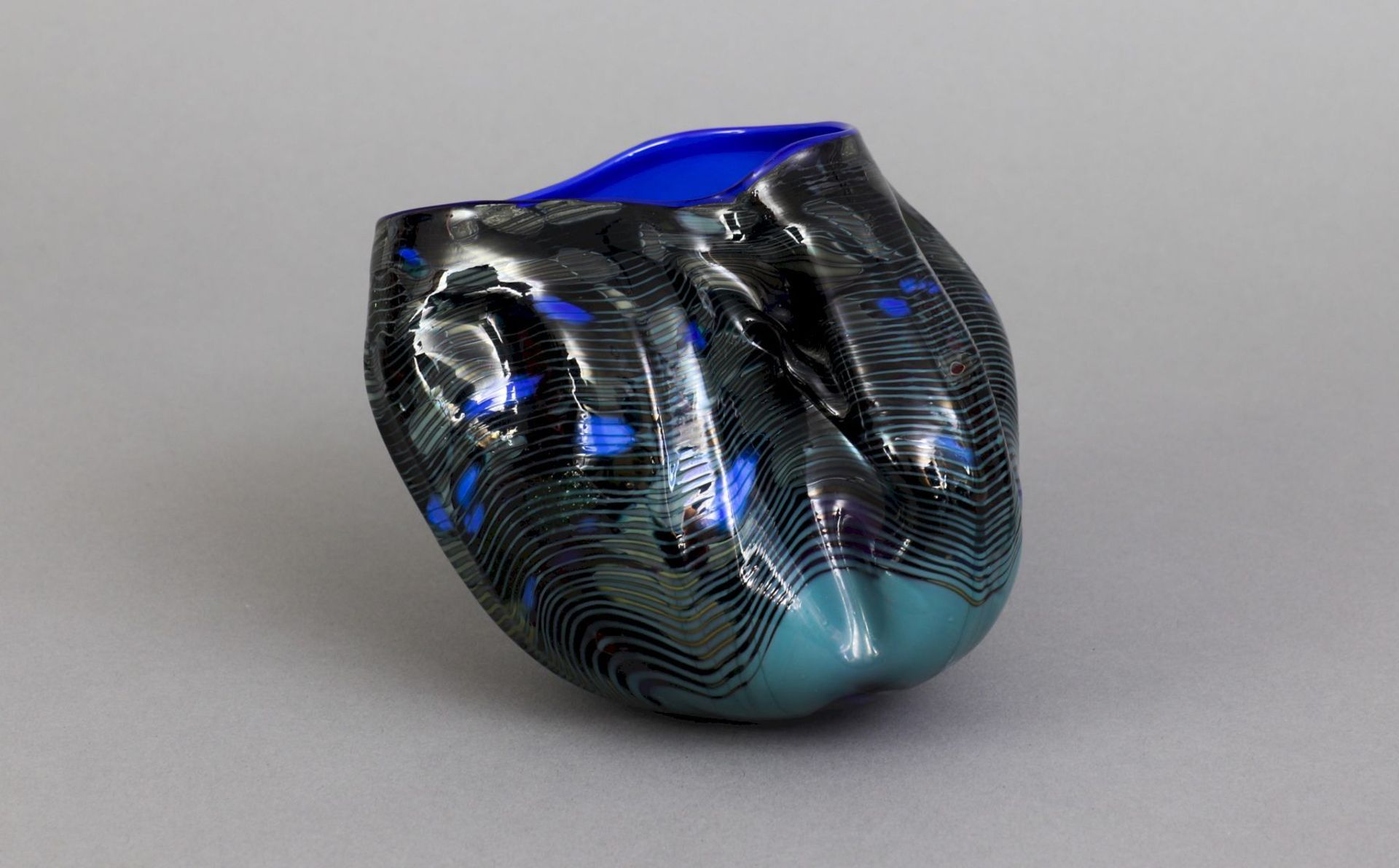 Dale Patrick CHIHULY (1941), Glasschale ¨Blue Macchia¨ - Image 2 of 5