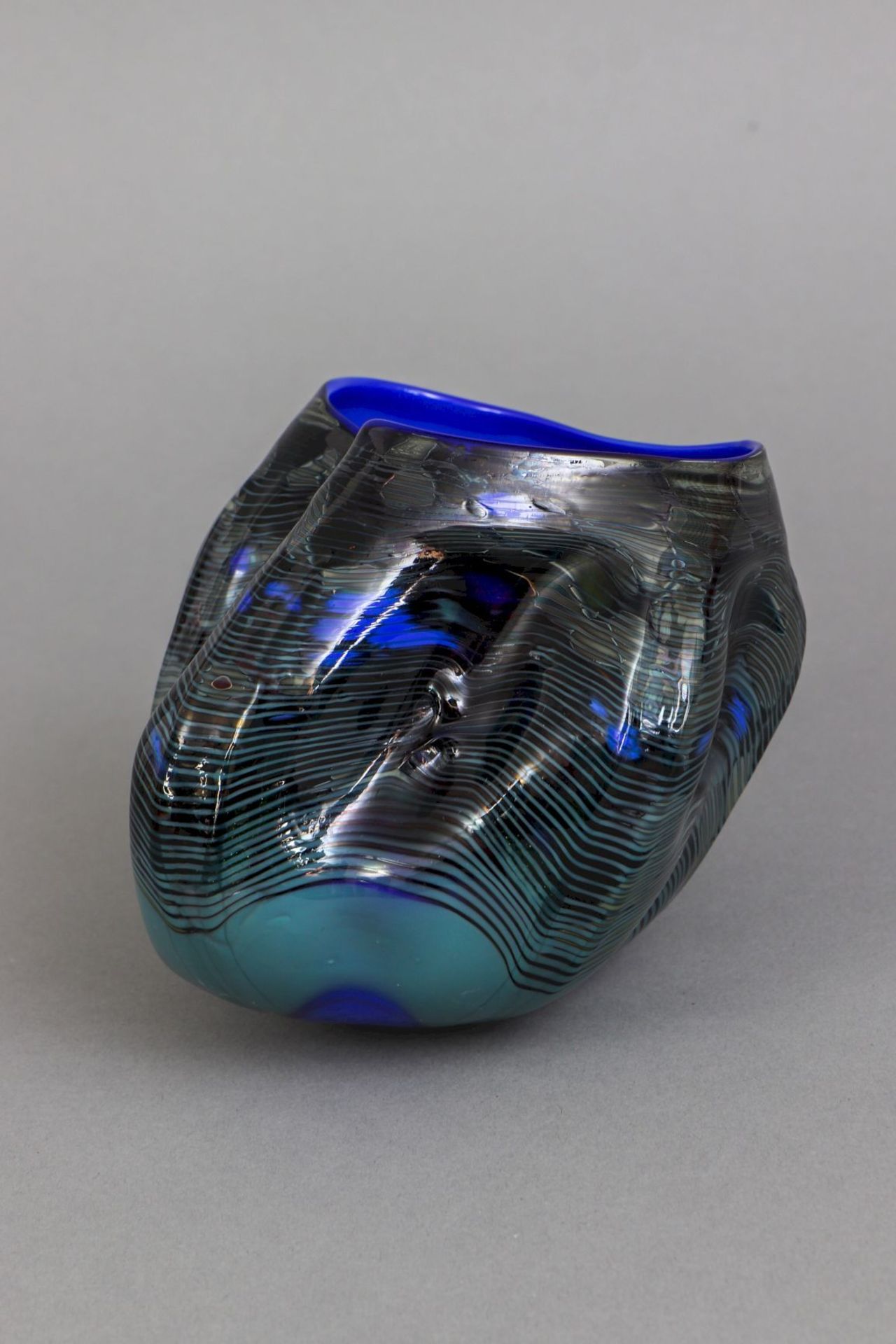 Dale Patrick CHIHULY (1941), Glasschale ¨Blue Macchia¨ - Image 3 of 5