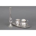 Silber Milch- und Zucker Set