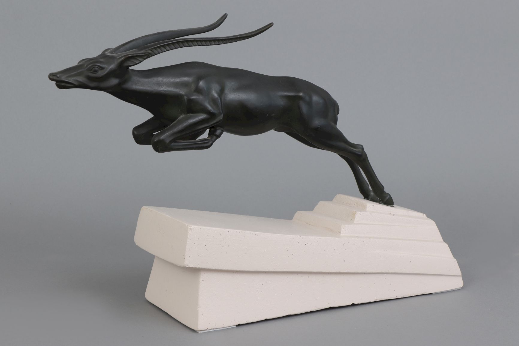 MAX LE VERRIER (1891-1973) Art Deco Figur ¨Gazelle¨